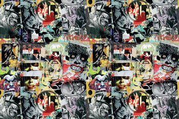 Canvas Print Batman Comic Collection