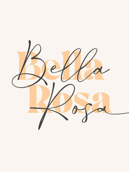 Canvas Print Bella rosa