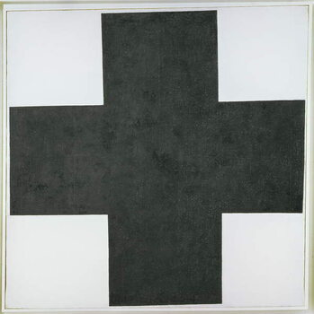 Canvas Print Black Cross