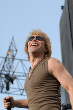 Canvas Print Bon Jovi - with