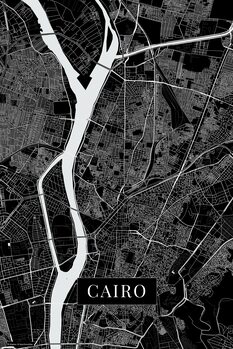 Canvas Print Cairo black