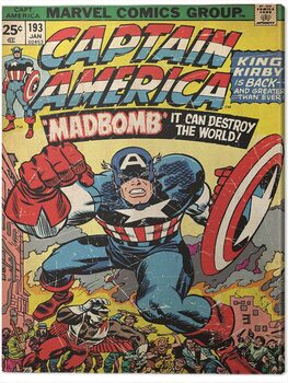 Canvas Print Captain America - Madbomb