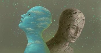 Canvas Print Concept art, idea of dream hope