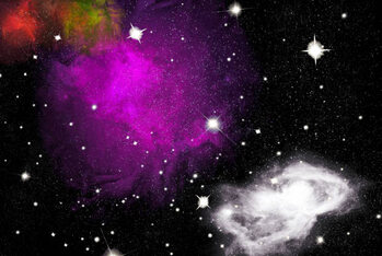Canvas Print Conceptual universe and galaxies supernova concept