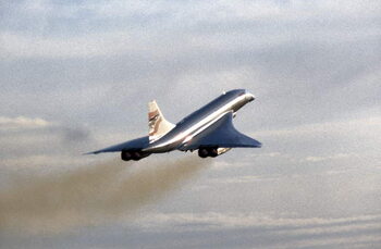 Canvas Print Concorde in flight