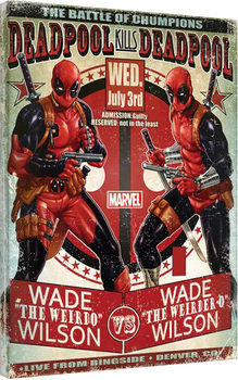 Canvas Print Deadpool - Wade vs Wade