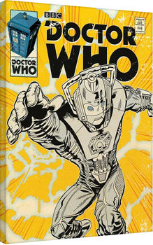 Canvas Print Doctor Who - Cyberman Comic
