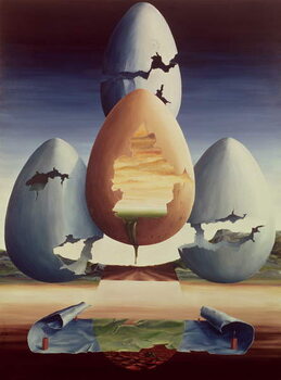 Canvas Print Eggs, 1971
