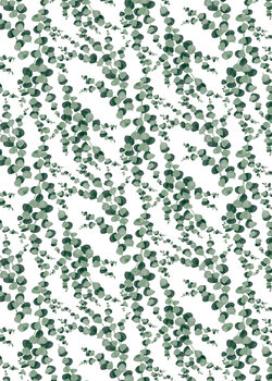 Canvas Print Eucalyptus pattern
