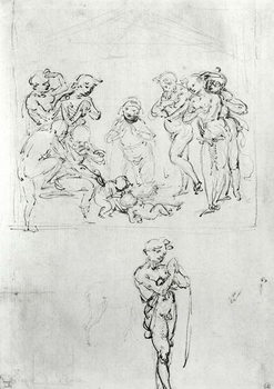 Canvas Print Figural Studies for the Adoration of the Magi