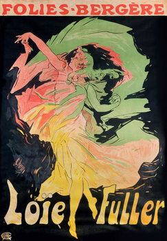 Canvas Print Folies Bergere: Loie Fuller, France, 1897