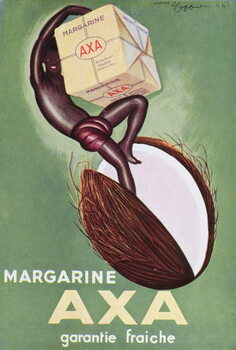Canvas Print Advertisement for 'Axa' margarine