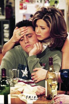 Canvas Print Friends - Joey and Rachel