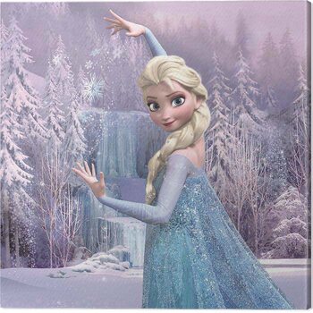 Canvas Print Frozen - Elsa Frozen Forest