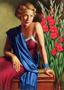 Canvas Print Girl with the Scarab Ring, 2005