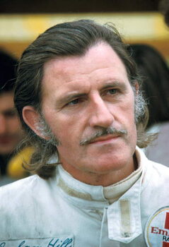 Canvas Print Graham Hill, 1974
