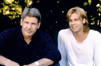 Canvas Print Harrison Ford And Brad Pitt, The Devil'S Own 1997 Directed By Alan J. Pakula