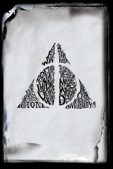 Canvas Print Harry Potter - Deathly Hallows