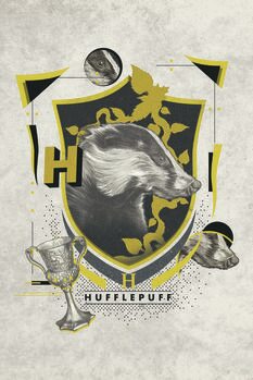 Canvas Print Harry Potter - Hufflepuff Crest