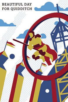 Canvas Print Harry Potter - Quidditch