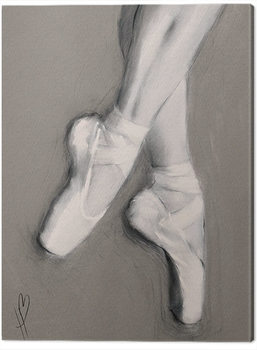 Canvas Print Hazel Bowman - Dancing Feet I