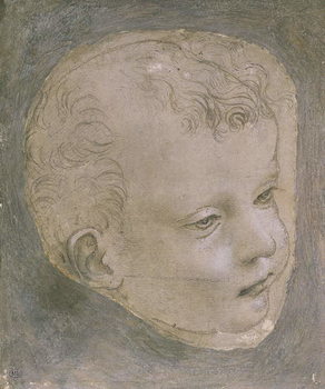 Canvas Print Head of a Child