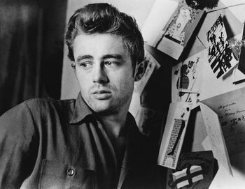 Canvas Print James Dean 1955