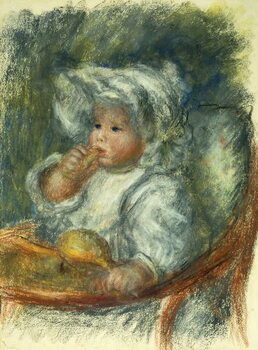 Canvas Print Jean Renoir in a chair