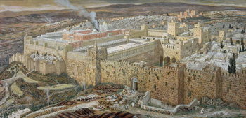 Canvas Print Jerusalem and the Temple of Herod in Our Lord's Time
