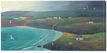Canvas Print Jo Grundy - Coastal Hills
