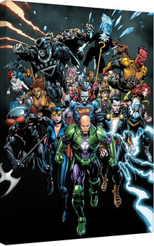 Canvas Print Justice League - Group Cover