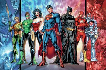 Canvas Print Justice League - United