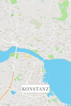 Canvas Print Konstanz color