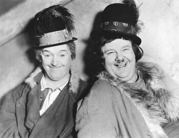 Canvas Print Laurel And Hardy, Hollywood, California, c.1928