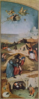 Canvas Print Left wing of the Triptych of the Temptation of St. Anthony