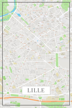 Canvas Print Lille color