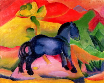 Canvas Print Little Blue Horse, 1912