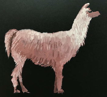 Canvas Print Llama