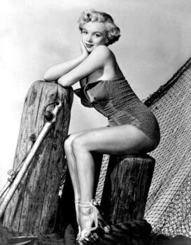 Canvas Print Marilyn Monroe 1952 L.A. California