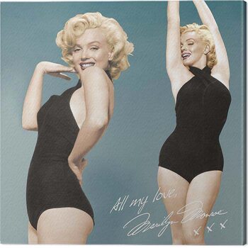 Canvas Print Marilyn Monroe - All My Love