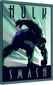 Marvel Deco - Hulk Canvas Print