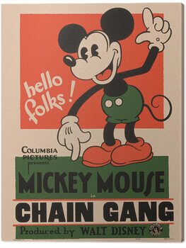 Canvas Print Mickey Mouse - Chain Gang