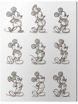 Canvas Print Mickey Mouse - Multi