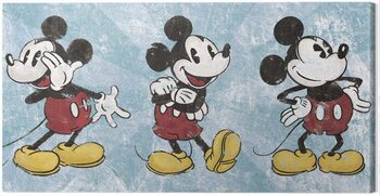 Canvas Print Mickey Mouse - Squeaky Chic Triptych