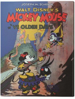 Canvas Print Mickey Mouse - Ye Olden Days