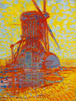 Canvas Print Mill in Sunlight: The Winkel Mill, 1908