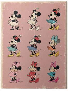 Canvas Print Minnie Mouse - Evolution