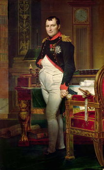 Canvas Print Napoleon Bonaparte in his Study at the Tuileries