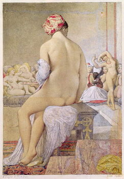 Canvas Print Odalisque or the Small Bather,