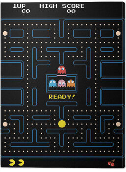 Canvas Print Pac-Man - Maze